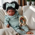thumbnail image 3 of Muñeca Reborn BABESIDE Relike Black de 50 cm con kit de alimentación, 3 of 7