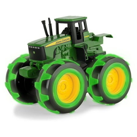 John Deere Toy Tractor, Monster Treads Deluxe Lightning Wheels Tractor, (Best 2 Wheel Tractor)