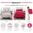 thumbnail image 6 of Hello Kitty Kids Queen Bed in a Bag, Comforter Sheet Set and Bonus Tote, Pink Sanrio, 6 of 9