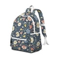 thumbnail image 2 of Pioneer Flower Backpack for School,Cute School Bag,Schoolbag with Adjustable Shoulder Straps & Padded Back,13.4"x11"x4.7", 2 of 6