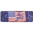 thumbnail image 5 of Dreamtimes American Flag Firework Hallway Runner Rug 2'x6' Kitchen Rug with Rubber Backing 4th of July Non Slip Entryway Rug Runner Washable Soft Area Rug for Hallway Bedroom Kitchen Decor, 5 of 6