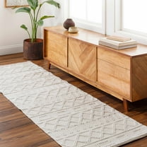 Hauteloom Canta Recycled Material Hallway, Kitchen Runner Rug - Beige, Gray, Brown - 2'6" x 8'