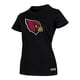 thumbnail image 2 of NFL Playera Aficionado Básica Arizona Cardinals Negro para Mujer, Talla Chica, 2 of 5