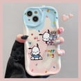 thumbnail image 3 of Sanrio Kuromi Hello Kitty Pochacco funda de teléfono para Samsung Galaxy S24 Ultra S23 S22 Plus S21 S20 FE A15 A25 A55 A35 A14 A24 A34, 3 of 5