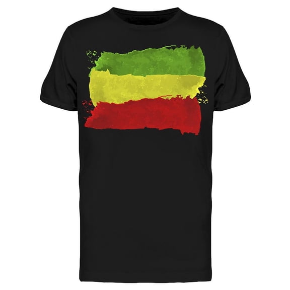 Reggae Colors Flag Tee Men's -Image by Shutterstock