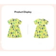 thumbnail image 3 of Emy Dola 2-7T Little Girls Cotton Dress Toddler Casual Short Sleeve Appliques Jersey A-line Dresses, 3 of 8