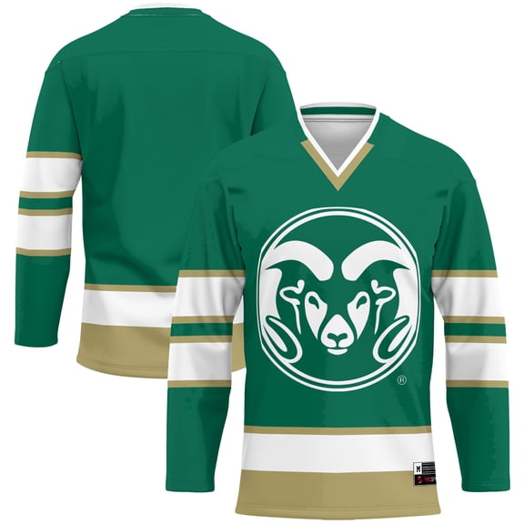 Men's GameDay Greats Green Colorado State Rams Hockey Jersey