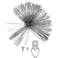 thumbnail image 3 of Miangastore 1Set Wire Rope and Photo Frame Hanging Hooks Kit Picture Hangers Picture Hanging Wire Set(20m Wire Rope +20 Sets of Rings), 3 of 8