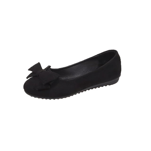 Zapatos Suaves para las Mujeres Deslizamiento Cómodo en Bowknot Pisos, Zapatos Planos para las Mujeres de Tamaño Grande Ligero Primavera Casual