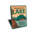 thumbnail image 3 of Lake Scenery Novelty Sign, Metal Wall Decor - 10x14 inches, 3 of 4