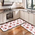 thumbnail image 3 of Kitchen Rugs Sets Of 2,White Cow Strawberry Love Pattern Anti Fatigue Kitchen Mat Rugs Non Slip Washable,Decorative Kitchen Floor Mats for Kitchen,Sink,Laundry,17"x47"+17"x47", 3 of 5