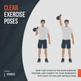 thumbnail image 4 of FitMate Kettlebell Workout Exercise Poster - Workout Routine with Free Weights, Home Gym Decor, Room Guide (16.5 x 25 Inch), 4 of 5