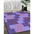thumbnail image 3 of Ahgly Company Machine Washable Indoor Rectangle Transitional Purple Amethyst Purple Area Rugs, 2' x 4', 3 of 7