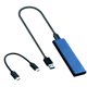 thumbnail image 1 of Adaptador de carcasa externa M.2 jinwen a USB 3.1 tipo C 2TB Azul, 1 of 8
