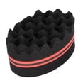 thumbnail image 4 of Cabello Cepillo de Esponja de Cabello Grandes Agujeros de Esponja Bloqueo Herramiente de Cuidado de Peine de Bobina para Hombres Mujeres Rizos, 4 of 7