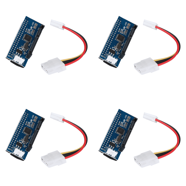Likrtyny Tarjeta Adaptadora IDE A SATA HDD 3 5 Pulgadas Con Convertidor Disco Duro Cable 4 Pines 1 5 Gb/s