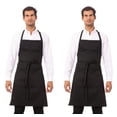 thumbnail image 1 of Delantal de Carnicero Chef Works Negro 86x61 cm Ajustable Paquete de 2, 1 of 2