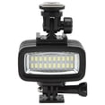 thumbnail image 2 of Luz nocturna de relleno de vídeo subacuático de 40 m, IPX8, resistente al agua, para cámara DJI OSMO ACTION, color negro, 2 of 14