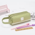 thumbnail image 2 of Estuche de lápices de gran capacidad para estudiantes, bolsa de almacenamiento para bolígrafos, suministros de papelería para oficina, 2 of 4