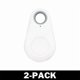 thumbnail image 1 of GPS Mini Tracker for Dog / Cat / Keys White 2-Pack, 1 of 4