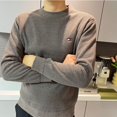 thumbnail image 5 of Suéter de terciopelo de hurón para hombre, suéter de cuello redondo para hombre, estilo versátil, alta absorción, 5 of 5