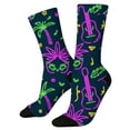 thumbnail image 2 of Stockings AURORADY Animal Knitted Cute Socks Mid Socks, Pilates Socks Green, 2 of 9