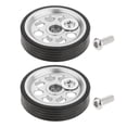 thumbnail image 2 of 1 par de bicicleta plegable Easy Wheel 6cm para bicicleta plegable que transporta piezas de componentes para caminar y empujar - Plata Soledad Bicicleta Plegable Easy Wheels, 2 of 10