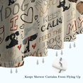 thumbnail image 6 of I Love My Dogs Art Shower Curtain 36"x72" ,Bathroom Decorative Shower Curtains Set with 12 Hooks,Modern Waterproof Washable Shower Curtain, 6 of 6
