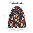 thumbnail image 4 of Honeii Colorful Astronomy Print Kids Knit Beanie Watch Hat ,Knit Cap for Boys and Girls, 4 of 7