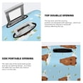 thumbnail image 4 of Travel Luggage Cover Protector - Capybaras Flowers Grass Anti-Scratch Suitcase Covers Fits 18-32 Inch Luggage, 4 of 5