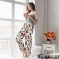 thumbnail image 5 of Bixox Women's London Landmark1 Patterned Pajama Pants Loungewear, 5 of 5