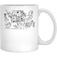 thumbnail image 1 of Petey_S Lumon Map (Severance) Black or White Coffee Mug, Gift Coffee Mug, 1 of 1