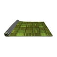thumbnail image 2 of Ahgly Company Indoor Rectangle Checkered Green Modern Area Rugs, 7' x 9', 2 of 4