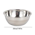thumbnail image 2 of Ramiter Stainless Steel Thickened Multifunctional Large Basin Stainless Steel Basin Set Soup Basin Stainless Steel Birdbath Egg Cooker Stainless Steel, 2 of 4