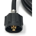 thumbnail image 4 of 4' LP Propane Gas Hose Assembly Outlet- 1" -20 UNF thread size Inlet- QCC Connector Fitting High or Low Pressure for LP Gas Tanks RV BBQ Grills Heaters - Conector de manguera de camping, 4 of 6