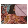 thumbnail image 1 of Taj Hotel Jeté en Coton Kantha / 50"x70 Pouces / D, 1 of 3