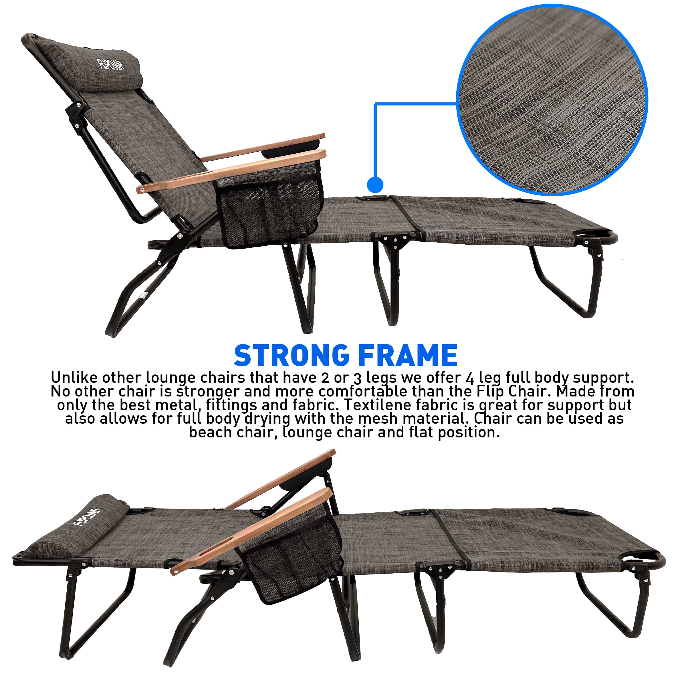 Beach chair no legs sale