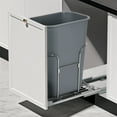 thumbnail image 1 of QinaQin Pull Out Trash Can Under Cabinet, Stainless Steel Slide Out Shelf for Kitchen Sink Cabinet, Trash Can Not Included, 1 of 7