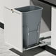thumbnail image 1 of Garvee soporte extraíble para bote de basura bajo gabinete con riel deslizante de acero inoxidable y ajuste adaptable para cocina, bote no incluido, 1 of 7