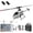 Silver - 2 Battery, variant on RC ERA C129 V2 RC Helicopter with 6-Axis Gyro, 2.4G 4CH Flybarless 3D Rolling Remote Control Helicopter with Altitude Hold & One-Key Take-Off/Landing for Adults Beginners- RTF