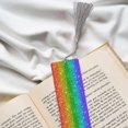 thumbnail image 6 of Kdxio Glitter Rainbow Print Metal Tassel Bookmarks,Perfect Gift for Art Lovers and Bookworms Metal Bookmarks for Women, 6 of 8