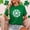 B#Green, variant on St. Patricks Day Shirts for Women Short Sleeve Cute Tops Shamrock Clover Print T-Shirt Round Neck Casual Top Green Graphic Tees