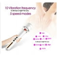 thumbnail image 6 of Wireless  Massager with 10 Powerful Speeds and Vibration Patterns Personal Body Massager,USB Rechargeable Waterproof Massager for Back Neck 360° Bendable, White, 6 of 7