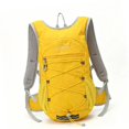 thumbnail image 3 of Mochila de senderismo compacta y plegable, ideal para acampar, caminar y andar en bicicleta. Amarillo, 3 of 8
