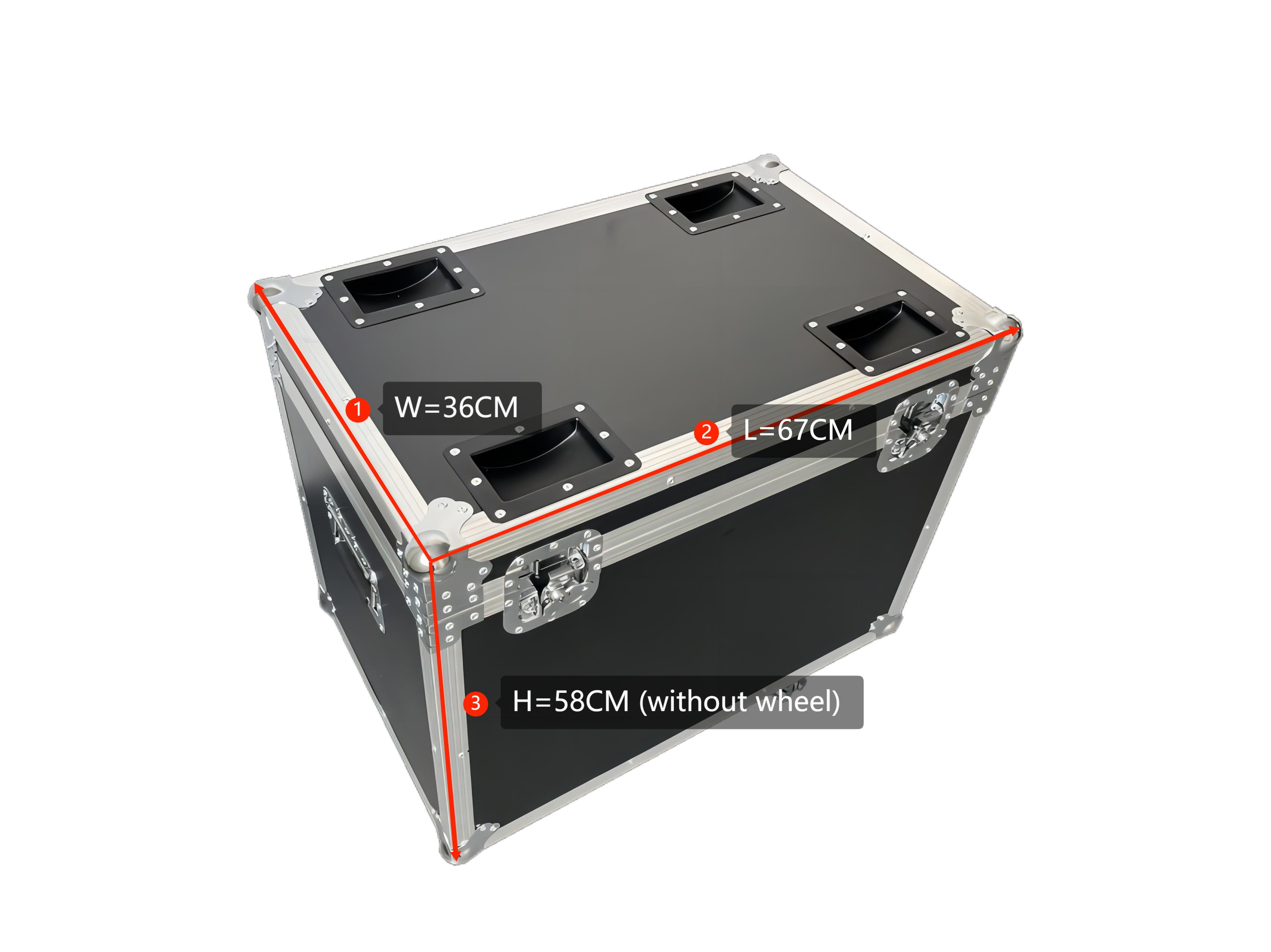 Only 1Pcs Empty Flightcase for Mini 230W 7R Sharpy Beam Stages DJ Moving Head Light  (no light)