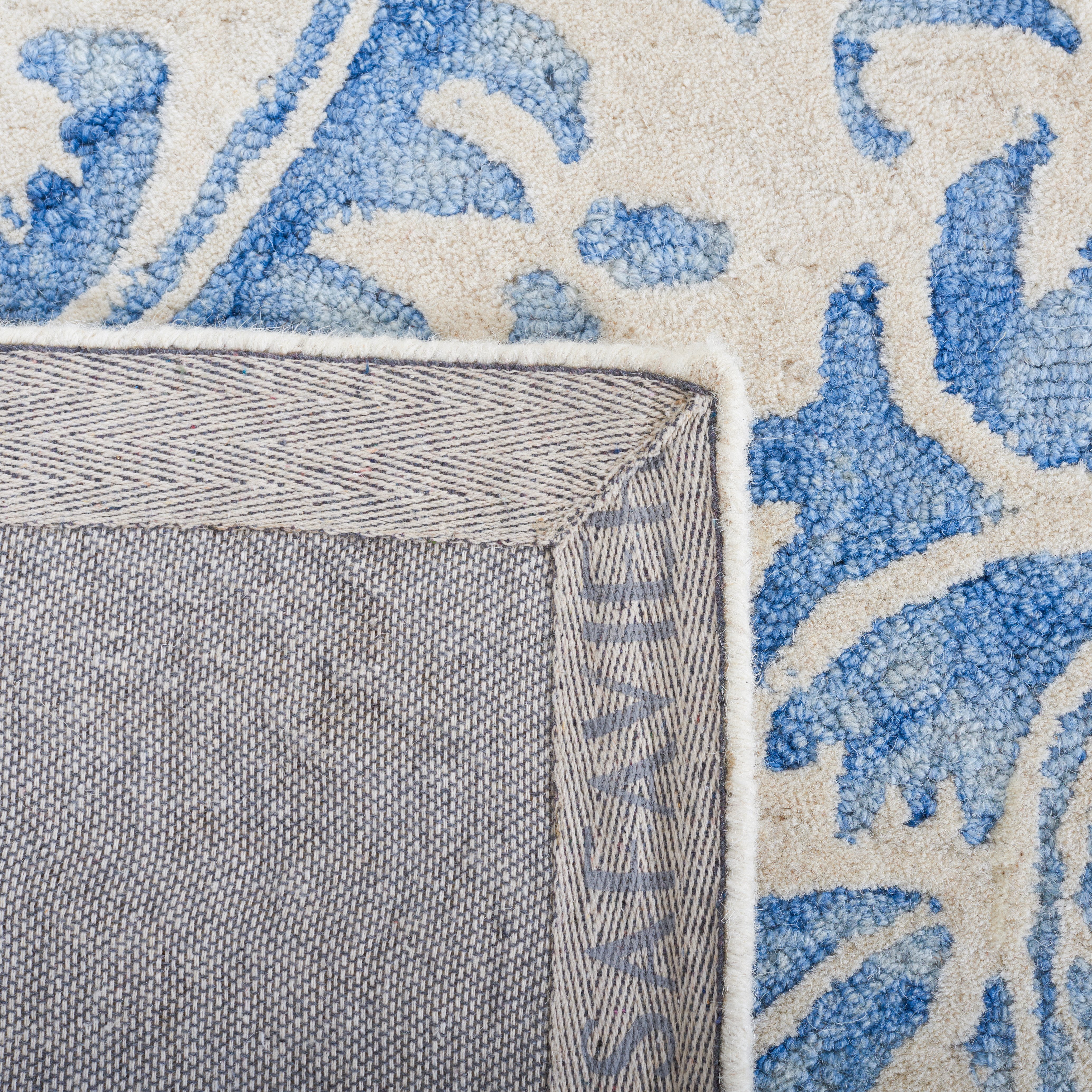 Safavieh Dip Dye Neasa Distressed Area Rug, Blue/Ivory, 3' x 5'