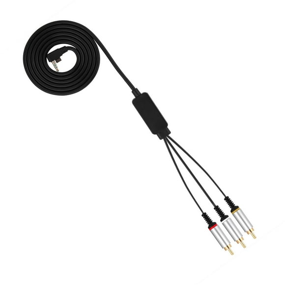 PS Game AV Wire1.5M Component ABS TV Console Spare Part AV Cable Top-Notch Performance