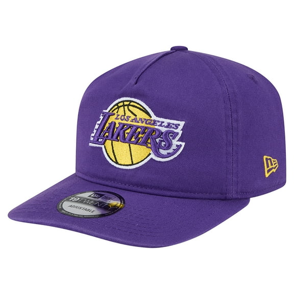Men's New Era Purple Los Angeles Lakers Cotton 19TWENTY Adjustable Hat