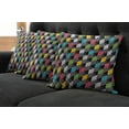 thumbnail image 5 of Ambesonne Geometric Throw Pillow Cover 4 Pack, Abstract Art Style, 24", Multicolor, 5 of 5