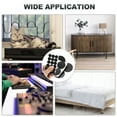 thumbnail image 7 of Non Slip Furniture Pads 3-15/16" (100mm x 2mm), 16 Pcs Adhesive Backed Round Rubber Feet Anti-Scratch Rubber Furniture Grippers for Hardwood Floor Electronics Bed Drawers DIY, 7 of 7